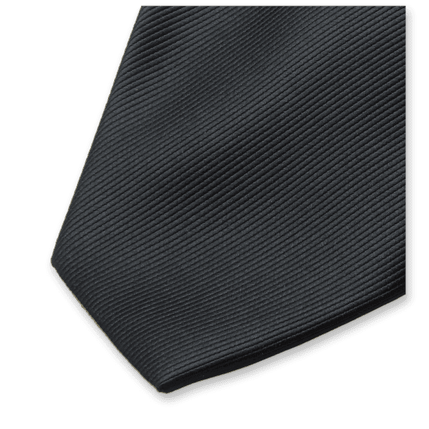 Corbata tejido negro sujección CLIP - 2