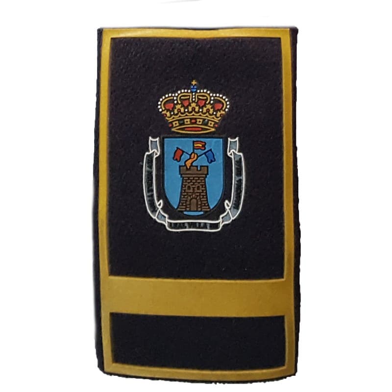 Charretera PVC con escudo (par)