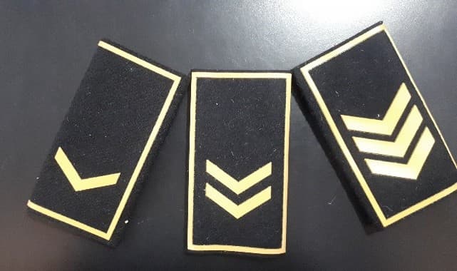 Charretera PVC con escudo (par) - 2