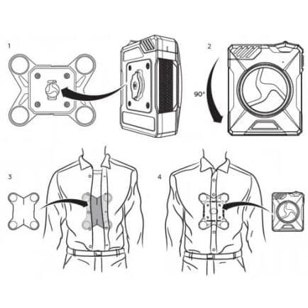 Montura Magnética y Flexible para Axon Body 2 - 3