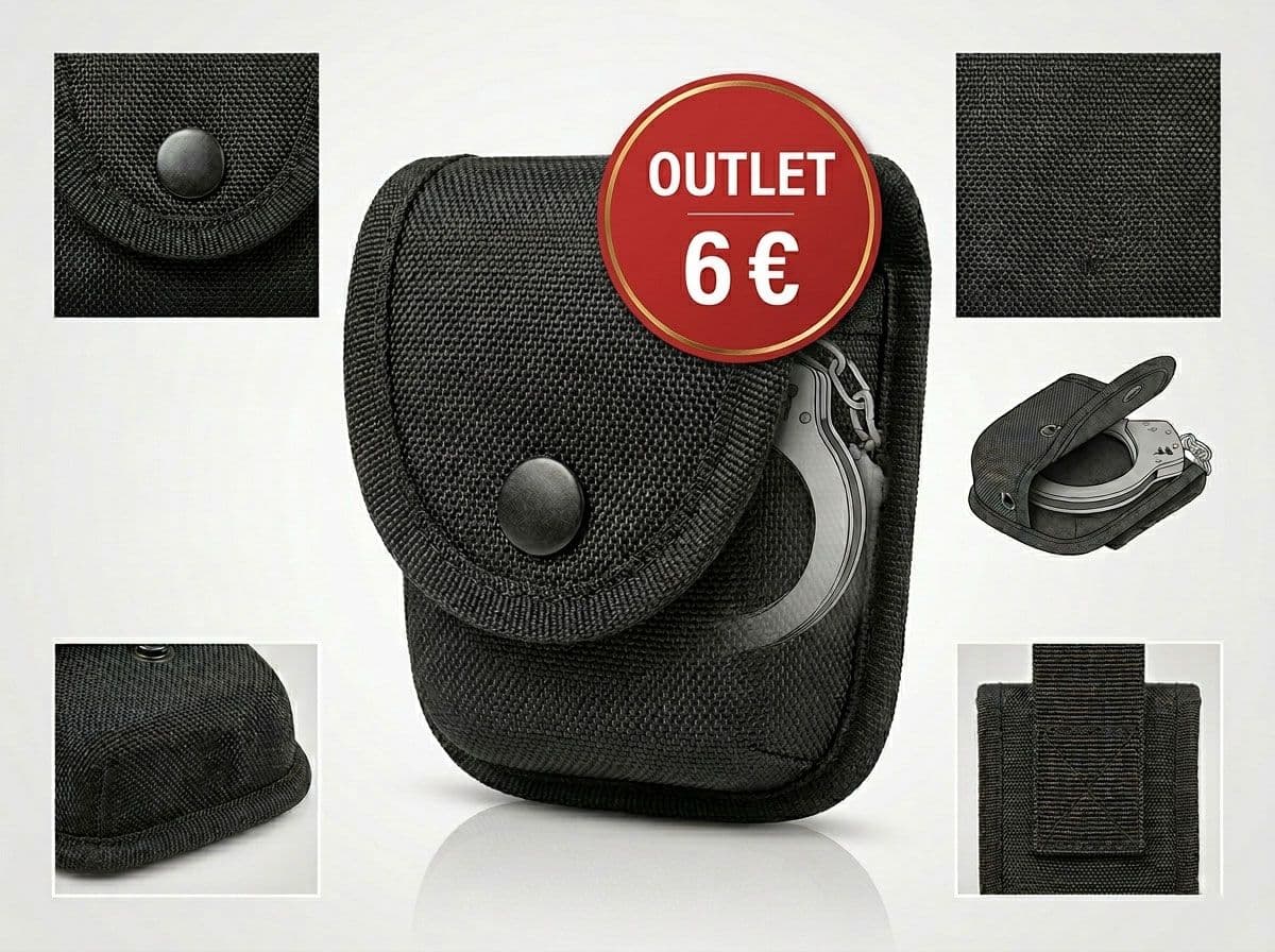 Porta-grilletes cordura cuadrados