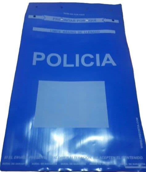 SACA CUSTODIA POLICIA 65X80