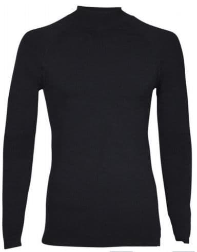 Camiseta térmica XTREM cuello redondo negra