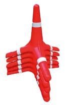 Tetrápodo reflectante punta media caña 33 cms apilable