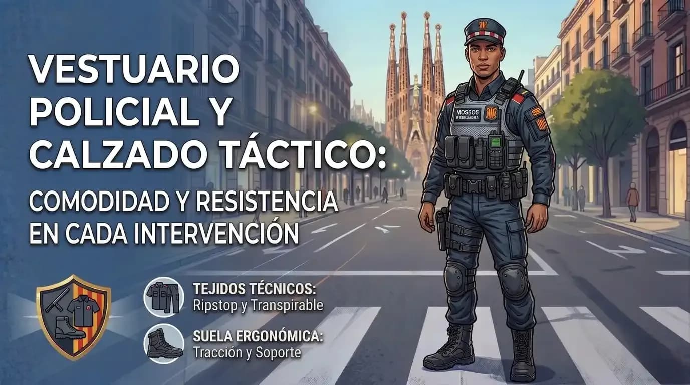Vestuario Policial y Calzado Táctico: Comodidad y Resistencia en cada Intervención