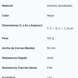 Hebilla de Seguridad Ajustable COBRA® PRO STYLE  PIN 50 mm