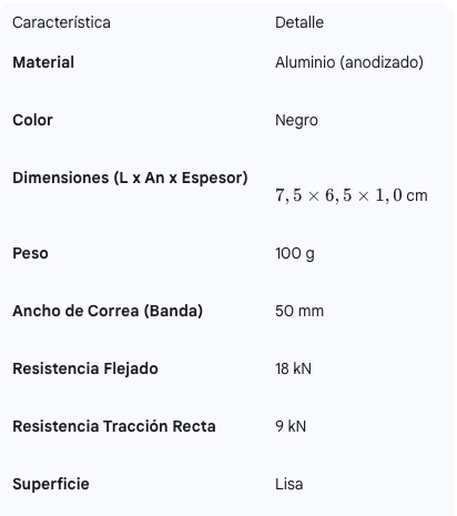 Hebilla de Seguridad Ajustable COBRA® PRO STYLE PIN 50 mm - Imagen 2