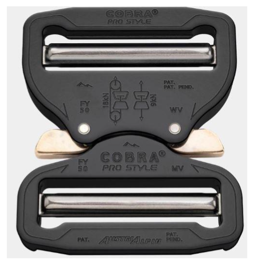 Hebilla de Seguridad Ajustable COBRA® PRO STYLE PIN 50 mm