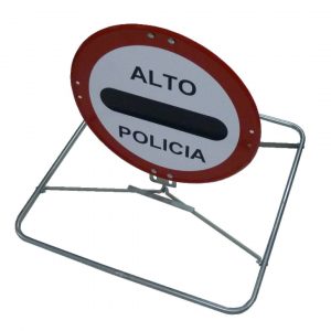 Kit de Señalización Policial Plegable (5 Señales y 4 Trípodes) – Reflex N1